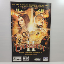 Everquest PC game Poster Ad 6.5x10 Vintage Advertisement - picture