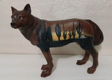 2004 Call of the Wolf Figurine by Westland Giftware Desert Wolf #14109 picture