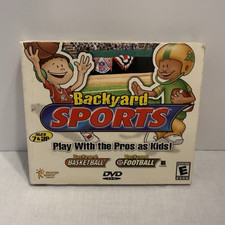 Backyard Sports PC 2004 E Rated Basketball/Football Manual Included/ Clean Disc picture