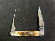 2005 Case XX 6247H SS Amber Birdhook Pocketknife picture
