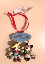 Disney Resorts Port Orleans Riverside Mickey & Minnie Mouse Christmas Ornament picture