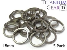 Titanium Key Ring 5 Pack 18mm / 3/4