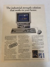 1991 IBM PS/1 Vintage Print Ad Advertisement pa25 picture