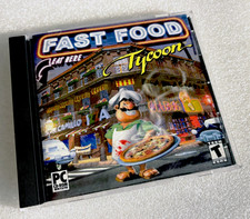 Fast Food Tycoon, Windows 95/98 PC CD-ROM Activision, Restaurant Sim, Complete* picture