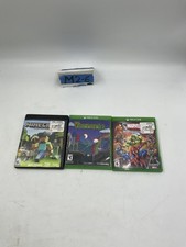 Xbox One Game Bundle Lot of 3 Minecraft Terraria Marvel Pinball Epic Collection picture