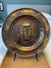 Gilt brass Alms Dish with Adam & Eve, Nuremberg Bavaria, Germany, 16th century picture