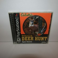 Cabela's Ultimate Deer Hunt Open Season Sony PlayStation 1 PS1 Video Game Tested picture