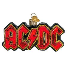 Old World Christmas 2.00In Ac/Dc, Glass, Australian Rock Band 38074 picture