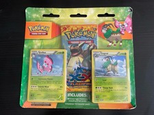 2014 Pokemon XY Flashfire Gym Collector Pack SEALED Gogoat Vivillon Blister Pack picture