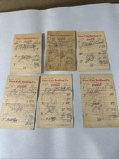 Coca Cola Bottling Company Vansant Buchanan County Virginia 1950s Receipts Lot picture