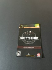 close combat first to fight Xbox Manual Only picture