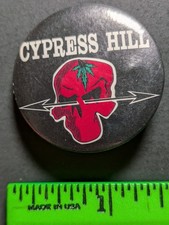 Vintage 1992 Cypress Hill Rap Hip-Hop Pinback Pin picture