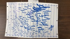 Vintage 1988 Boeing Parade of Progress Chart Diagram of airplanes from 1915-2000 picture