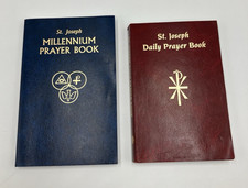 Lot of 2 Vintage St. Joseph Catholic Prayer Booklets Daily and Holidays picture