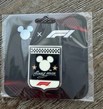 Official Disney F1 Collab Formula 1. DISNEY Collector Pin, NEW Exclusive Crest. picture