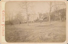 Cabinet Card Antique Photo Landscape Architecture Kilmaron Castle? Cupar Fife picture