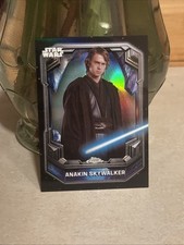 2026 Topps Chrome Star Wars Cosmic Crystals Refractor Anakin Skywalker Case Hit picture