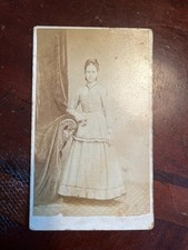 1874 Cabinet Card Photograph of Margaret Drinnen, wife of Young Tom Morris, golf picture