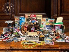 Junk Drawer Lot 100+ Pcs Jewelry Toys Comics Pens Photos Ephemera Collectibles + picture