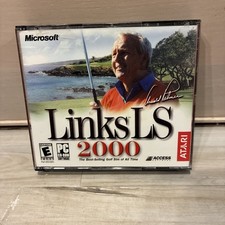 Links LS 2000, Atari PC CD-Rom WIN 95/98/NT GOLF SIM Windows Atari Excellent picture