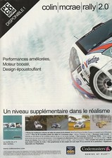 2001 Colin McRae Rally 2.0 Game Orig French Print Ad 20x30cm PC CD-ROM FHM 18 picture