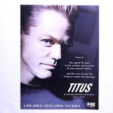 2000 Titus TV Series Show Promo Print Ad Y2K Magazine Wall Art FOX picture