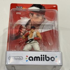 Nintendo Amiibo Ryu Super Smash Bros 1st Print Capcom Brand New Factory SEALED picture