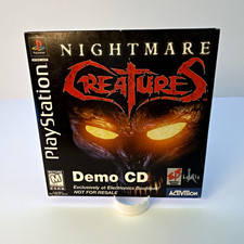Activision Nightmare Creatures Demo Sony PlayStation 1 PS1 M NTSC-U/C 97' picture