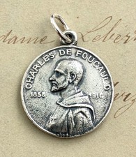 St Charles de Foucauld Medal – Sterling Silver Antique Replica picture