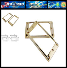 Guyker Flat Metal Humbucker Pickup Mounting Ring Set - Bridge Neck Pickups Cover picture