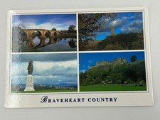 Braveheart Country Scotland Postcard Stirling Castle Wallace Monument Robert The picture
