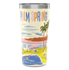 Tervis Tumbler Palm Springs Mickey Mouse One Walts Plane Stainless w Lid 20Oz picture