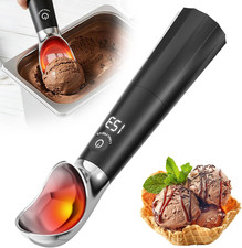 Heated Ice Cream Scoop with LED Display, Gift for Ice Cream Lovers picture