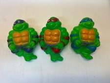 Lot 2 Vintage 1990 TMNT Teenage Ninja Turtles Soft Glow Night Lights WORKS picture