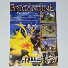 Brigandine PlayStation PS1 Legend Of Forsena Print Ad/Poster picture