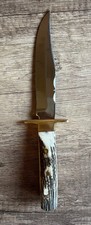 Handmade Stainless Steel Bowie Knife Full Tang For Hunting Camping & Outdoor picture
