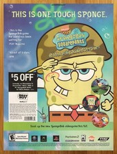 2003 SpongeBob SquarePants Battle for Bikini Bottom PS2 Xbox Print Ad/Poster Art picture