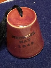 medalta pottery antique Rare 1949 Minature Fez Hat Read Description picture