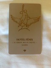 Hotel Fénix Gran Meliá Fenix Hotel Room KEY CARD Hotel Key Card Madrid Spain picture