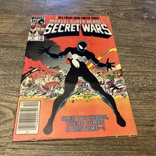 Secret Wars #8 Newsstand -1st Black Symbiote- (Marvel, Comics) mid see pics picture