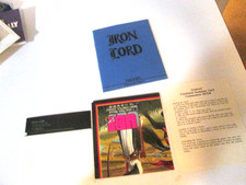 Iron Lord for Commodore 64 / 128 with Disk , Manual , Poster and Command Card picture