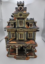 Department 56 Grimsly Manor Halloween Haunted House Retired no Lights, Sound picture