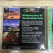 Jet Moto Greatest Hits Sony PlayStation Vintage 1997 Complete with Manual Tested picture