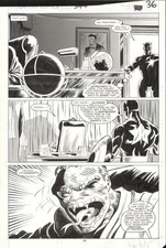 1988 CAPTAIN AMERICA #344 ORIGINAL ART PAGE MARVEL COMICS CAP & PRESIDENT REAGAN picture