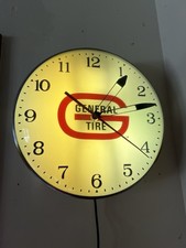 Original General Tire Advertising Clock Like A Pam picture