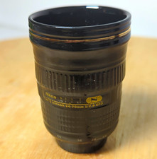 Nikon Camera Lens Novelty Cup, 24-70mm Design, Ceramic Shot Glass picture