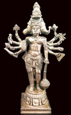 Panchmukhi Hanuman Idol In Pure Solid Copper picture