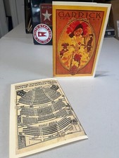 Harry Houdini, Garrick Theatre Detroit Program, Reprint, Oct 24, 1926, Rare picture