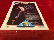 GAME19 COMPUTER GAMES ADVERT 11X8 JOHN BARRINGTON'S SQUASH : COMMODORE 64 picture