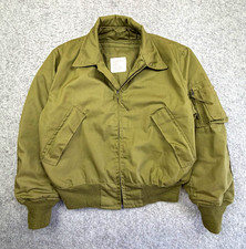 Vintage 1986 Alpha Industries Aramid CVC Tanker Jacket Olive Size Medium Short picture
